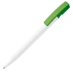Balpen Nash hardcolour, wit / groen