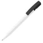 Balpen Nash hardcolour, wit/zwart