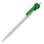 Balpen Futurepoint hardcolour, wit / groen