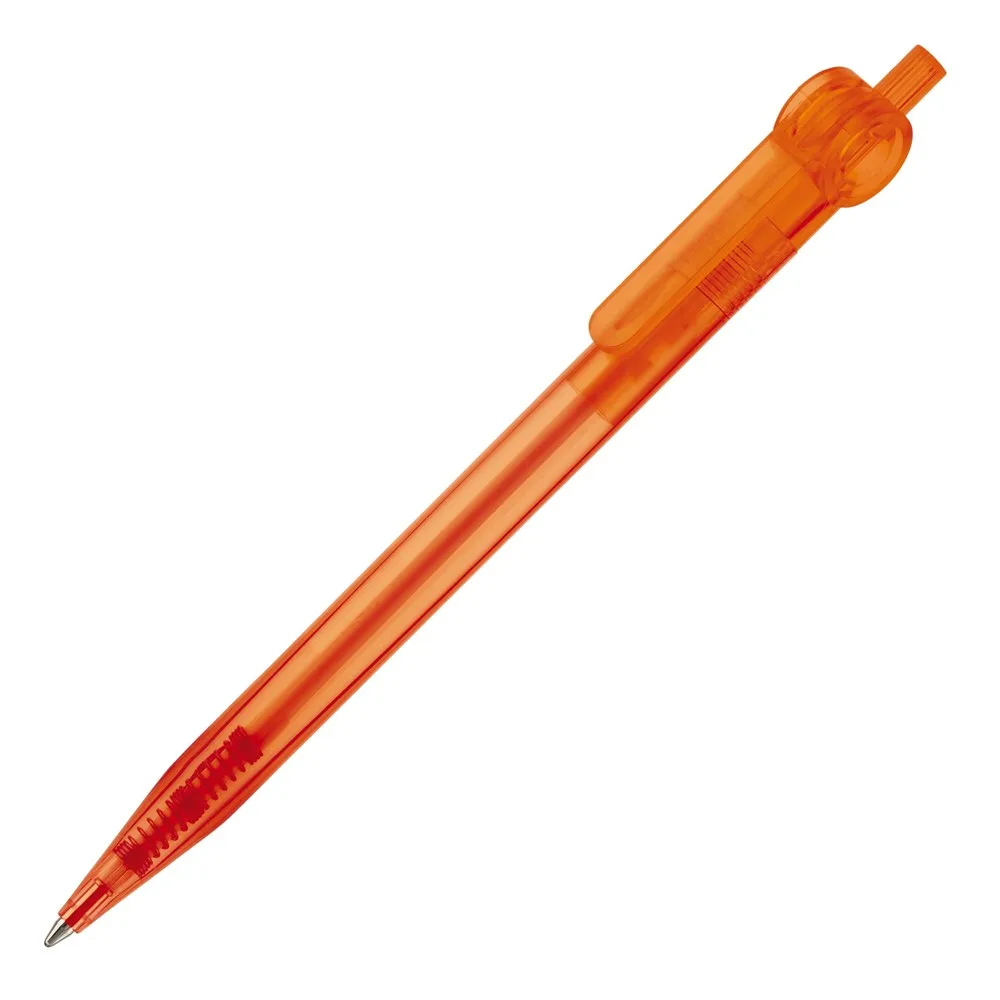 Balpen Futurepoint transparant transparant oranje - Hidalgo-werbeartikel Balpen Futurepoint transparant, transparant oranje