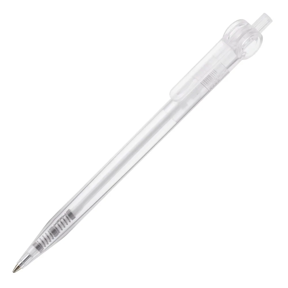 Balpen Futurepoint transparant transparant - wit - Hidalgo-werbeartikel Balpen Futurepoint transparant, transparant - wit