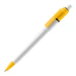 Balpen Baron Colour hardcolour, wit / geel