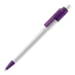 Balpen Baron Colour hardcolour, wit / paars