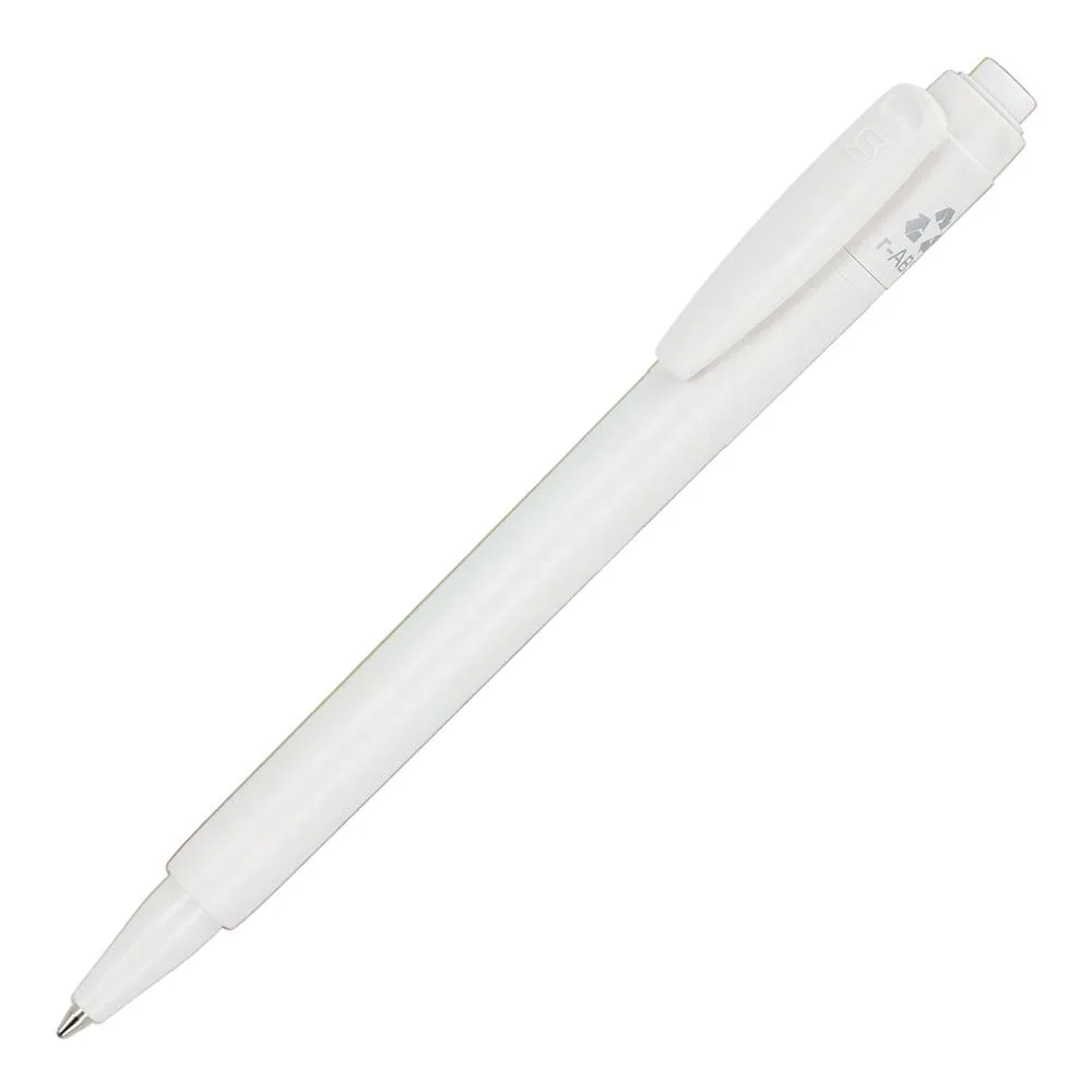 Balpen Baron 03 recycled hardcolour wit - Hidalgo-werbeartikel Balpen Baron 03 recycled hardcolour, wit