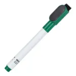 Whiteboardmarker met magneet en wisser, groen