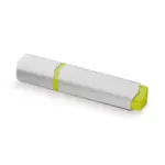 Tekstmarker, wit / geel