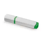 Tekstmarker, wit / groen