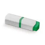 Tekstmarker mini wit groen - Hidalgo-werbeartikel Tekstmarker mini, wit / groen