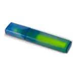 Markeerstift R-PET, blauw / geel