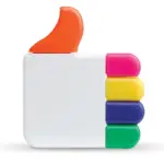 Markeerstift like, wit