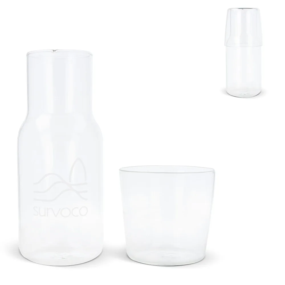 Caraffe 550ml en drinkglas 250ml set