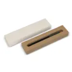 Pendoos van gerecyclede melkpakken, 1 pen, beige