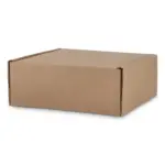 Custommade geschenkdoos 24.3 x 24.3 x 9.9 cm, bruin