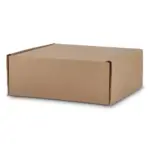 Custommade geschenkdoos voor 4 mokken 24.3 x 24.3 x 9.9 cm, bruin