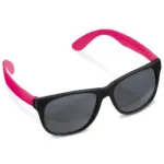 Zonnebril neon UV400, zwart/roze