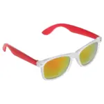 Zonnebril Bradley UV400, transparant rood