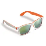 Zonnebril Jeffrey UV400, wit / oranje