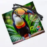 R-PET microvezel reinigingsdoek 15 x 15cm sublimatie — productfoto 7