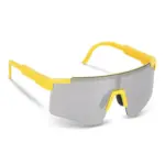 Tom R-PC sportzonnebril met spiegelende glazen UV400, fluor assorti / geel