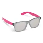 Justin R-PC zonnebril met spiegel uni-lens UV400, roze