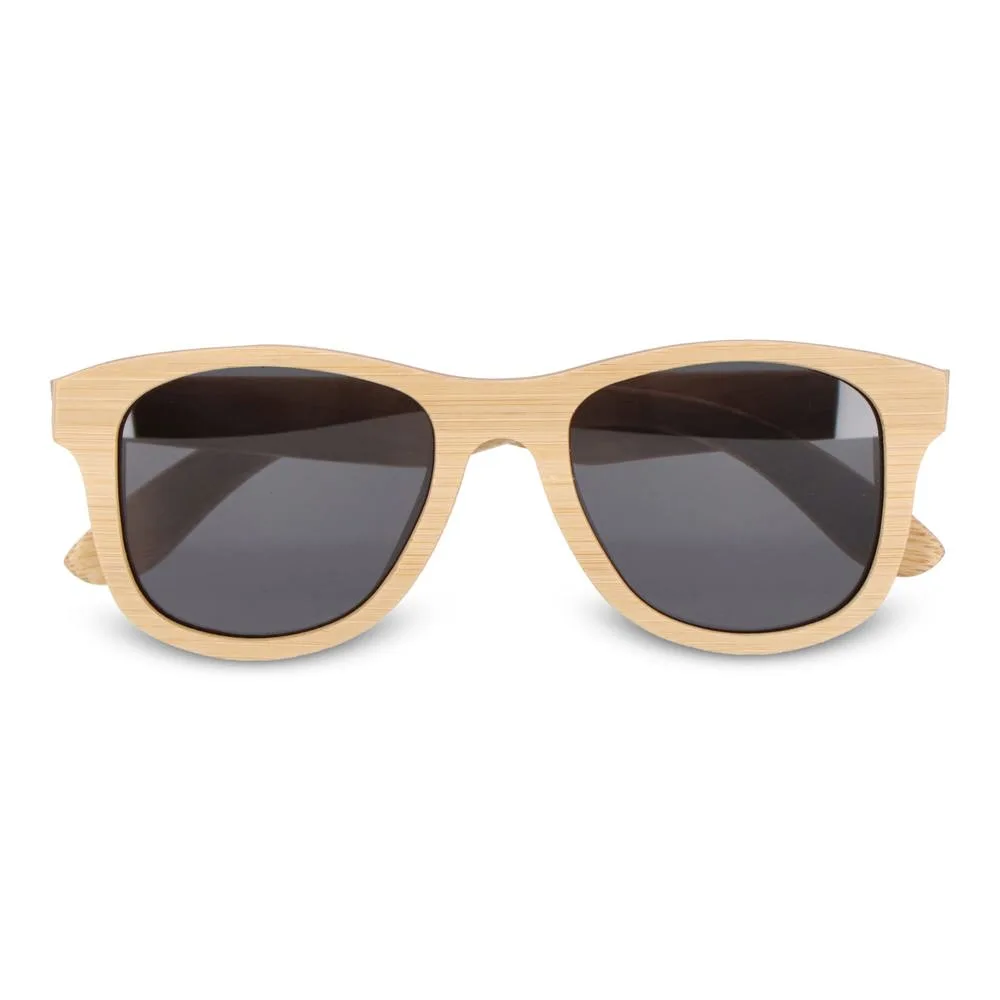 Justin bamboe zonnebril UV400 productfoto 3 - Hidalgo-werbeartikel Justin bamboe zonnebril UV400 — productfoto 3