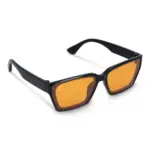 Mila Zonnebril UV400, zwart / oranje
