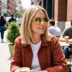 Sonnenbrille Elin UV400 bedrucken verspiegelt recycelt OS — Produktfoto 10