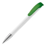 Balpen Apollo hardcolour, wit / groen