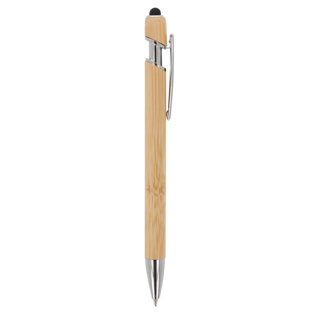 Balpen Parijs Bamboe Stylus productfoto 4 - Hidalgo-werbeartikel Balpen Parijs Bamboe Stylus — productfoto 4