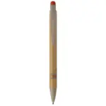 Balpen bamboe en tarwestro met stylus — productfoto 3
