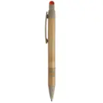 Balpen bamboe en tarwestro met stylus — productfoto 4