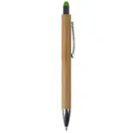 Balpen New York bamboe met stylus productfoto 6 - Hidalgo-werbeartikel Balpen New York bamboe met stylus — productfoto 6