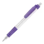 Balpen Vegetal Pen Clear transparant, ecru / paars