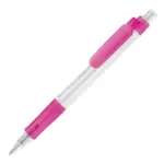 Balpen Vegetal Pen Clear transparant, ecru / roze