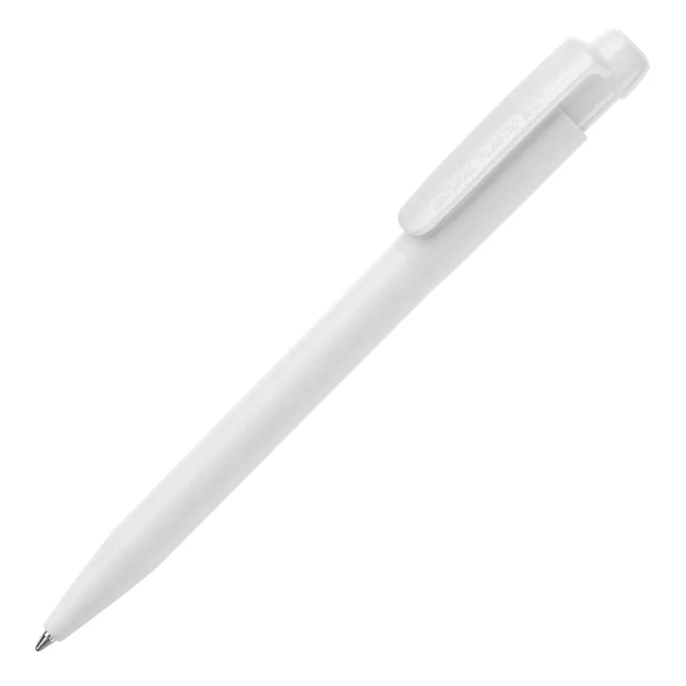 Balpen Ingeo TM Pen hardcolour wit - Hidalgo-werbeartikel Balpen Ingeo TM Pen hardcolour, wit