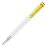 Balpen Ingeo TM Pen Clear transparant, ecru / geel
