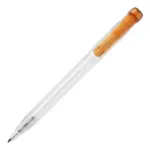 Balpen Ingeo TM Pen Clear transparant, ecru / oranje