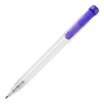 Balpen Ingeo TM Pen Clear transparant, ecru / paars