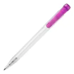 Balpen Ingeo TM Pen Clear transparant, ecru / roze