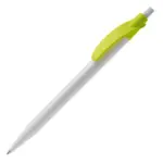 Balpen Cosmo hardcolour, wit / lichtgroen