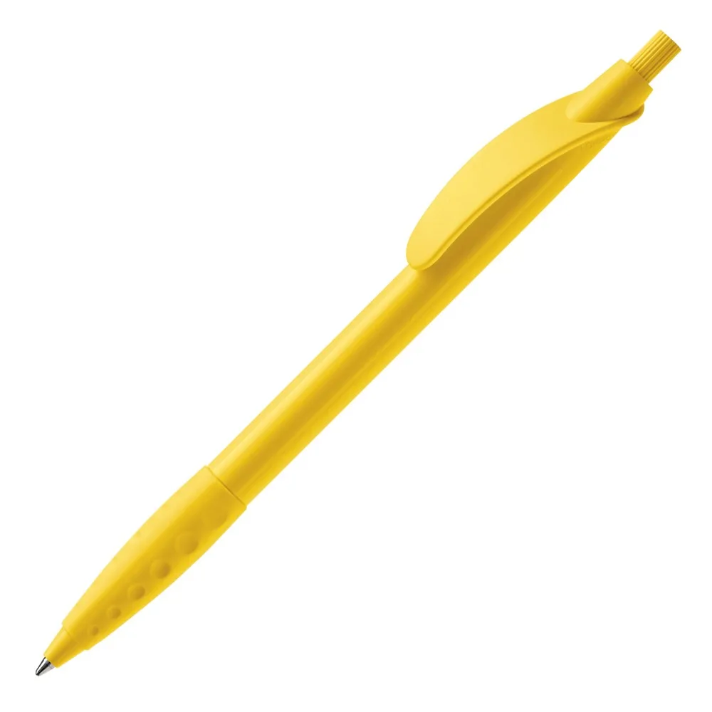 Balpen Cosmo grip hardcolour, geel