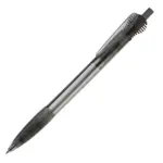Balpen Cosmo grip transparant, transparant zwart