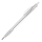 Balpen Cosmo grip transparant, transparant - wit