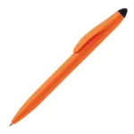 Balpen Touchy stylus hardcolour, oranje / zwart