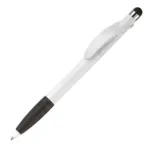 Balpen Cosmo stylus hardcolour, wit/zwart