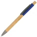Balpen Madrid bamboe, donkerblauw
