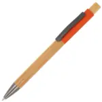 Balpen Madrid bamboe, oranje