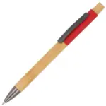 Balpen Madrid bamboe, rood