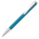 Balpen metaal Modena soft touch, blauw