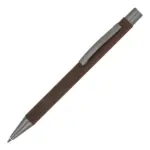 Balpen New York soft touch, donker bruin